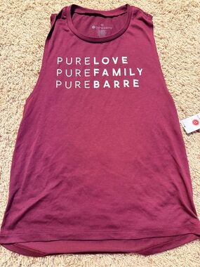 Pure Barre Maroon Tank
